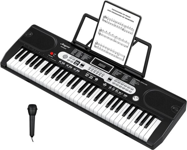 61KeyKeyboard, MusicKeyboard, Professional Digital Piano, sound – Image 4